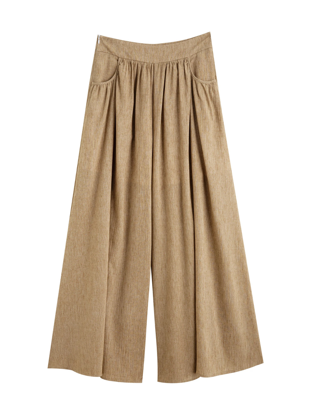 ZIQIAO Women's Summer Sleeveless Linen Set - Breezy & Chic Style