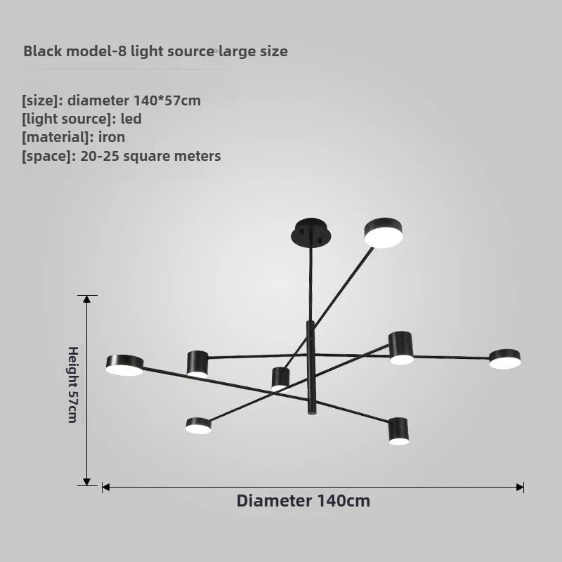 Stylish Modern Minimalist Pendant Lamp for Living Room & Hotels