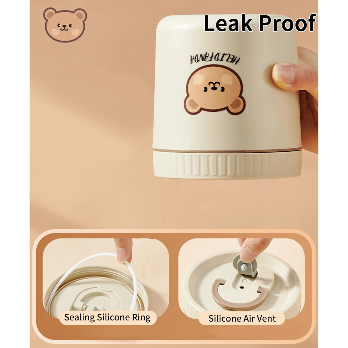 Insulated 304 Stainless Steel Bento Lunch Box - Large Capacity