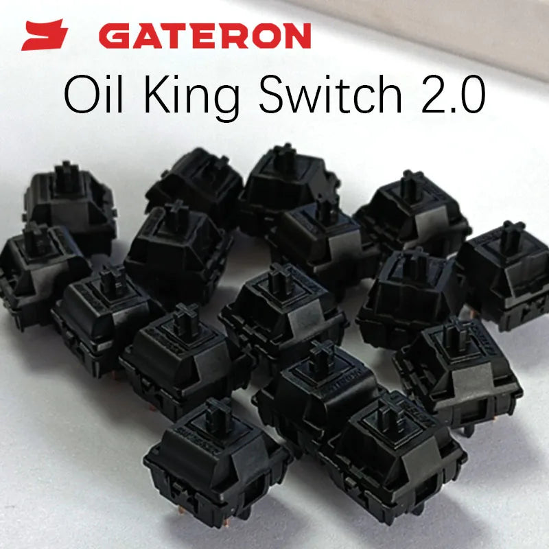 Gateron Oil King 55g Linear Switch - Ultra-Smooth & Auto-Lubricated