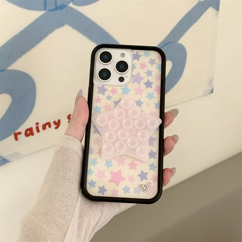 Star-Shaped Suction Cup Mobile Phone Holder - Strong & Versatile