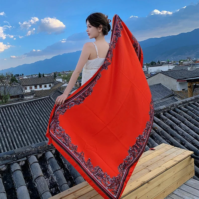 28 Stylish Travel Beach Shawls | 90x180cm Sunscreen Scarfs for Women