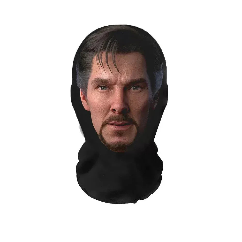 3D Realistic Full Face Halloween Mask - Funny Celebrity Balaclava