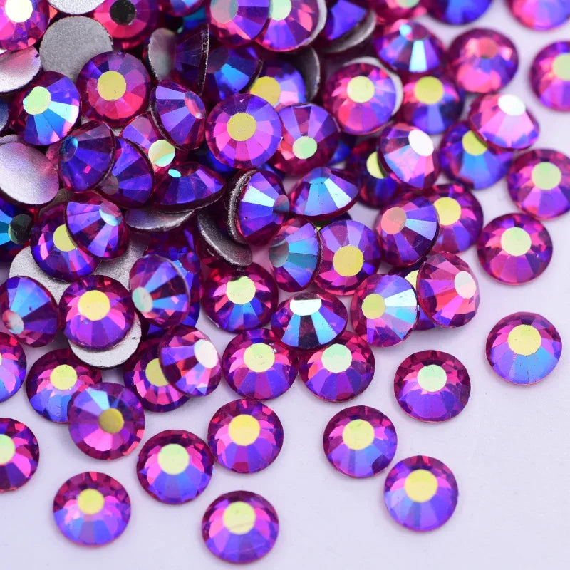 OLeeya Bulk Non-Hotfix Rhinestones for DIY Nail Art & Garments
