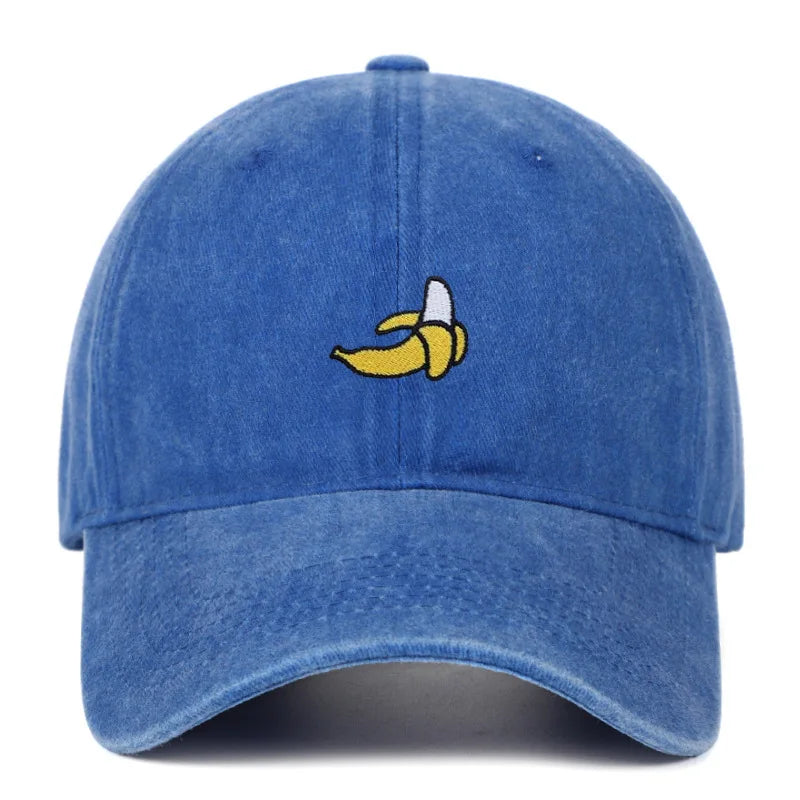 Banana Embroidered Outdoor Baseball Hat - Unisex Sunshade Cap