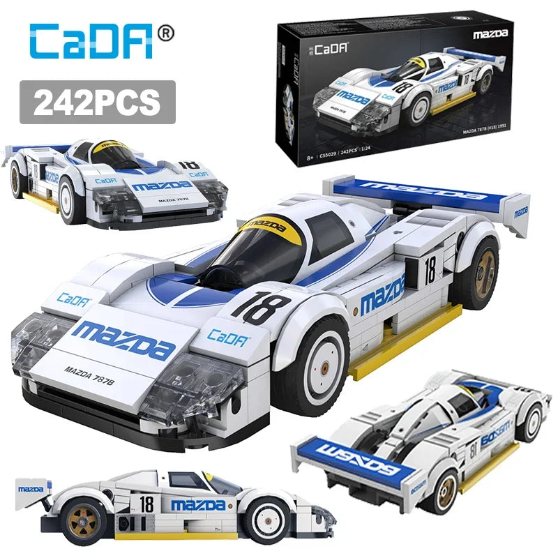Cada 1:24 Racing Car Model - Build Your Own Drift Sports Car