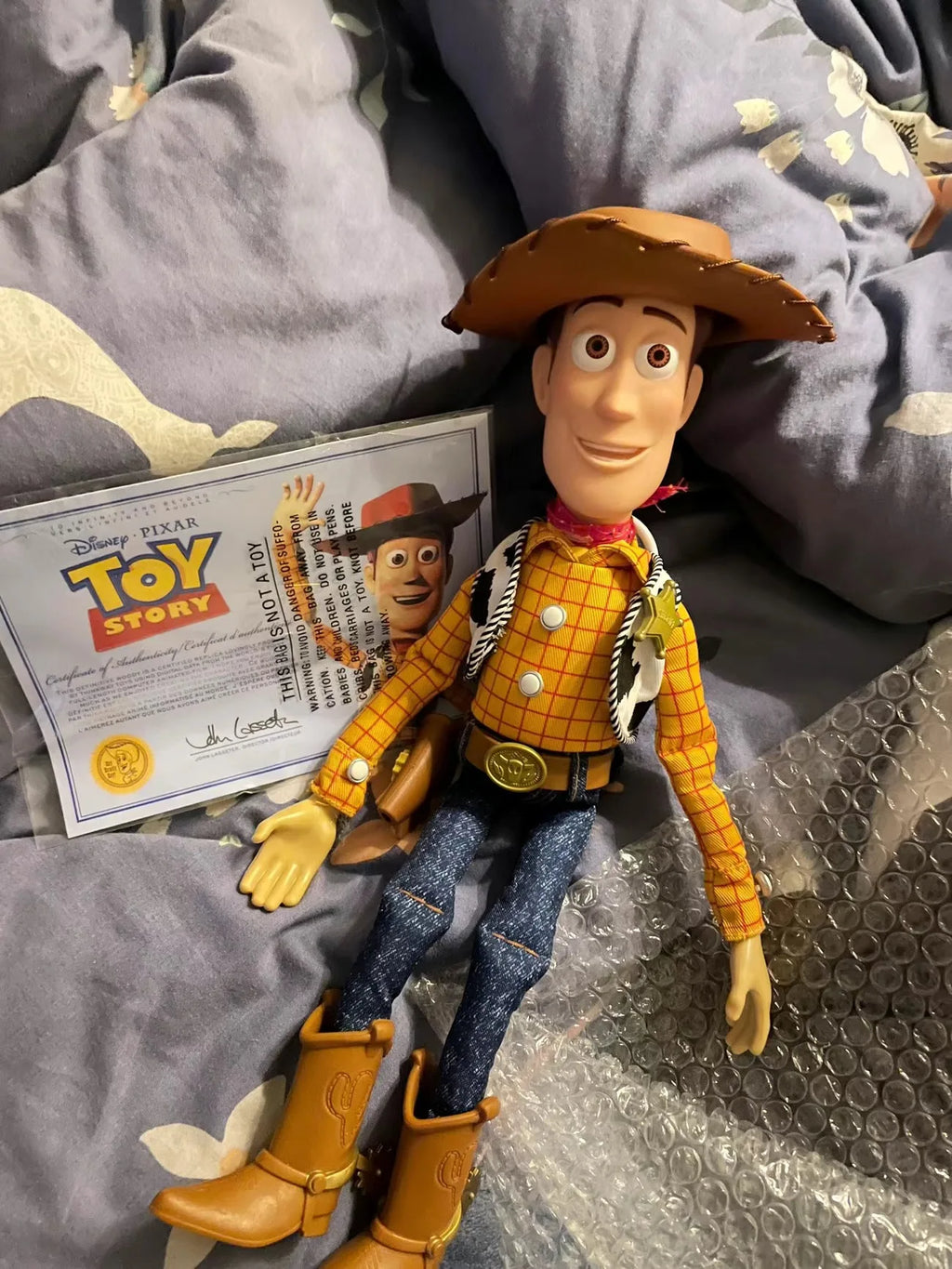40cm Woody Action Figure - Disney Pixar Toy Story Character Doll
