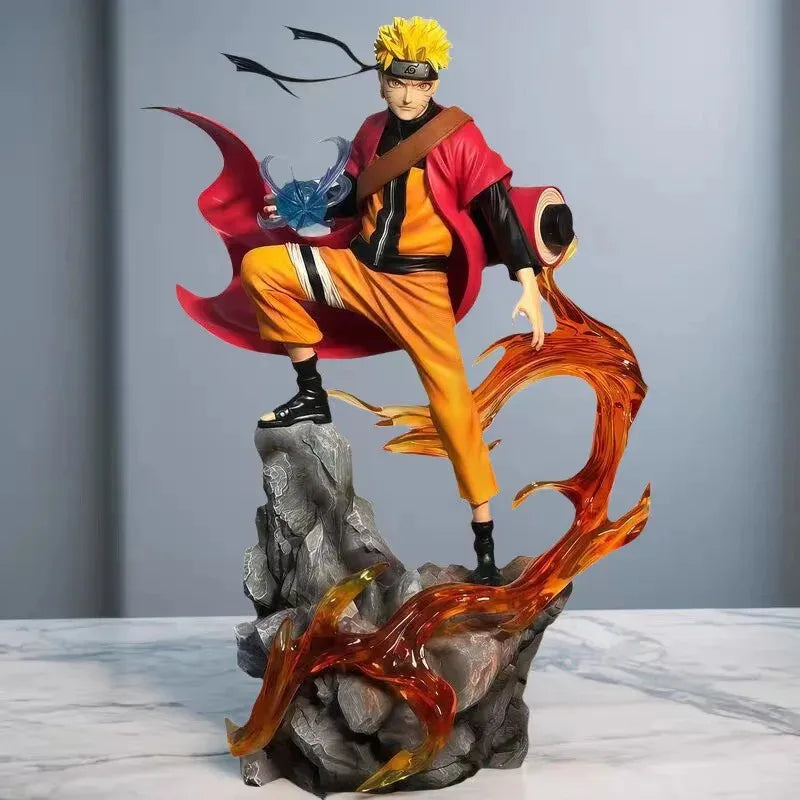 Naruto & Sasuke Action Figures - Ultimate PVC Desktop Statues