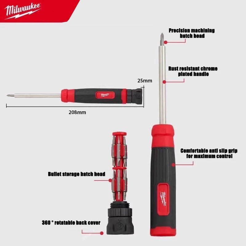 Milwaukee 27-in-1 Precision Multifunctional Screwdriver – Versatile Tool