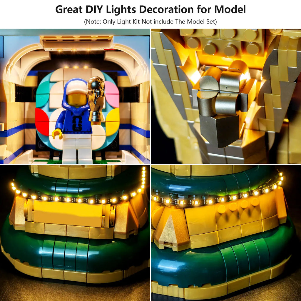 LYBTWF LED Lighting Kit for Lego 43020 FIFA World Cup Models