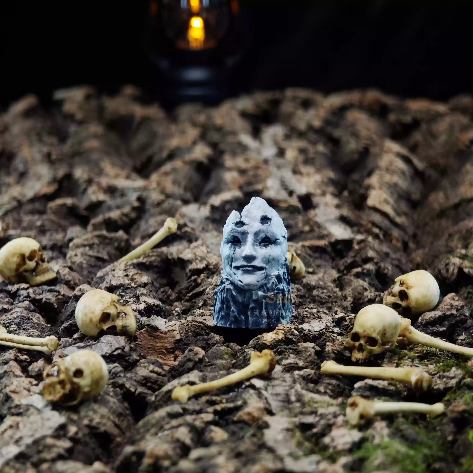 Black Myth Wukong Keycap - 3D Hand Drawn Desktop Ornament