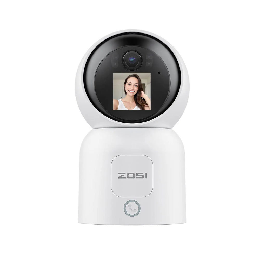 ZOSI 360° Smart Home Security Camera with Auto Tracking & Night Vision