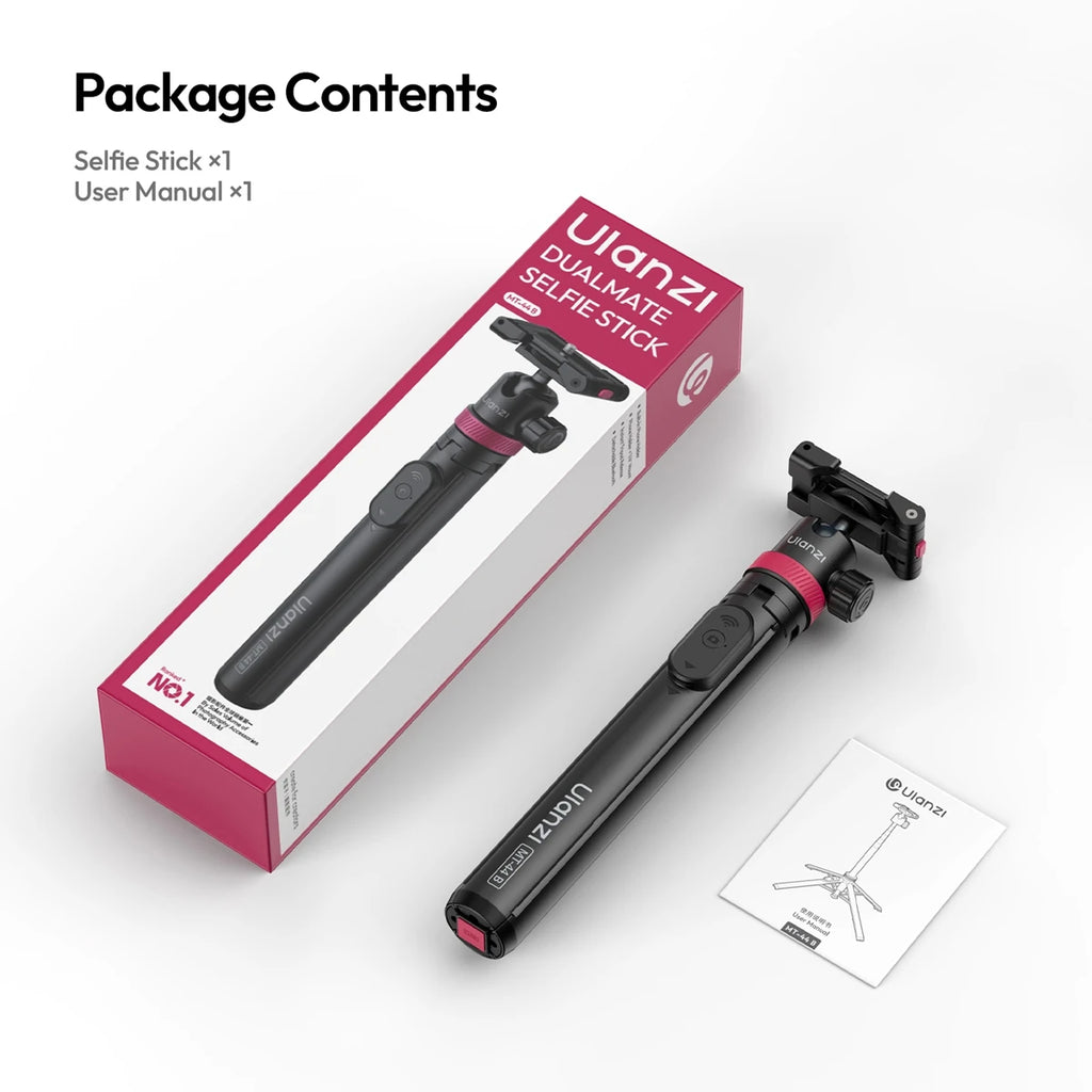 Ulanzi MT-44 B Universal Phone Tripod - 1.5M Selfie Stick with Bluetooth