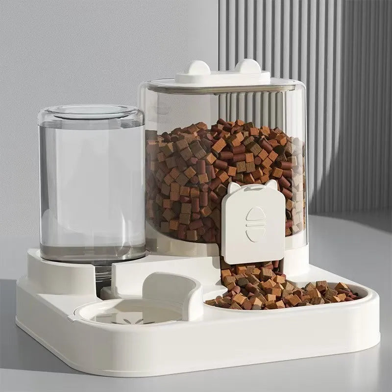 Automatic Pet Feeder & Water Fountain - Large Capacity Food Dispenser
