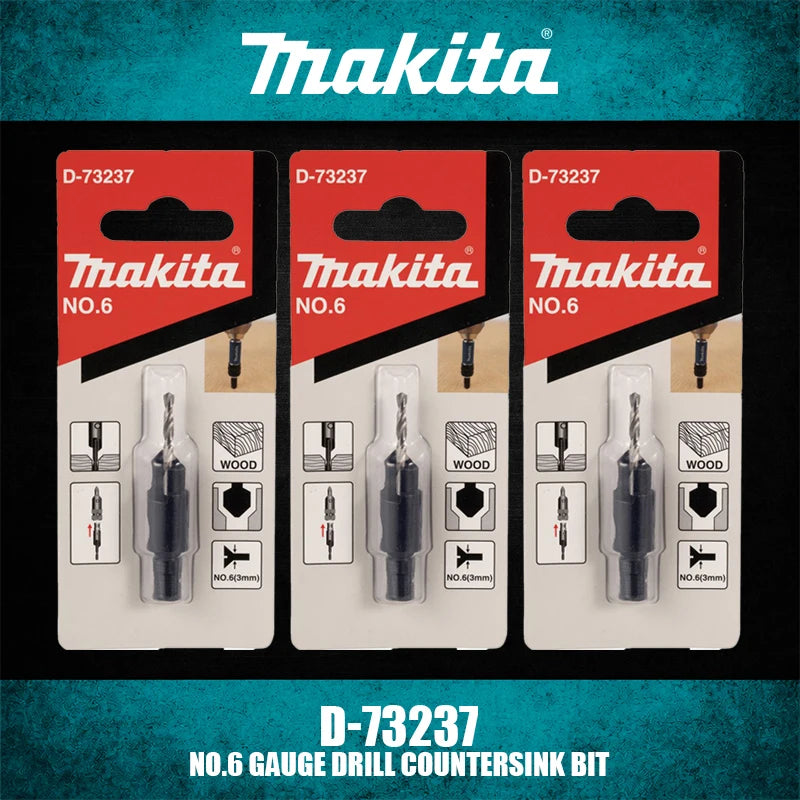 Makita Gauge Drill Countersink & Drive Bit Set | Precision Woodworking Tool