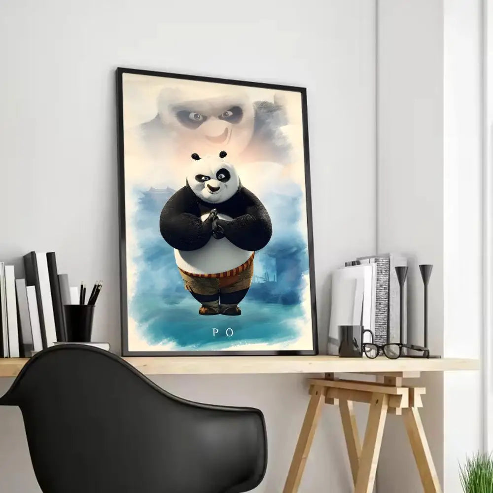 Kung Fu Panda HD Wall Art Poster - Waterproof Aesthetic Decor