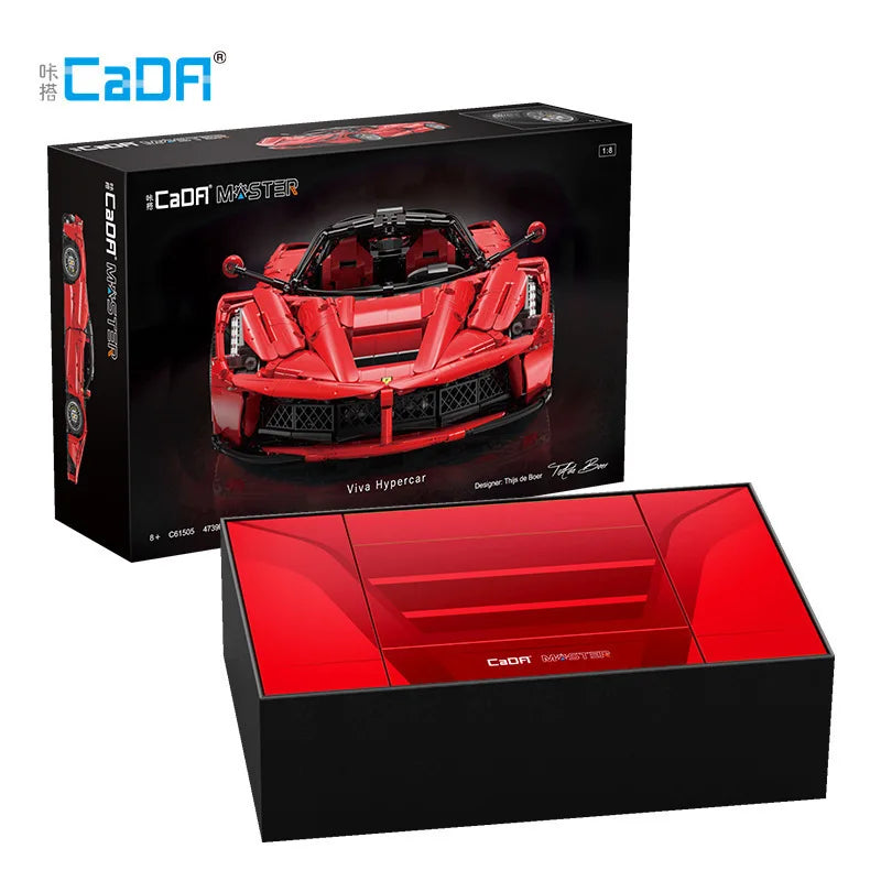 Cada 4739PCS Hypercar Model Building Blocks - Ultimate Racing Experience