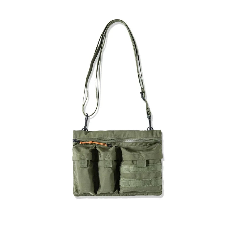 Maden 2023 Multi-Pocket Men's Crossbody Bag - Versatile & Durable