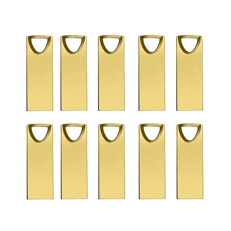 Customized USB Flash Drive – 10PCS, 64GB/32GB/16GB, High Speed