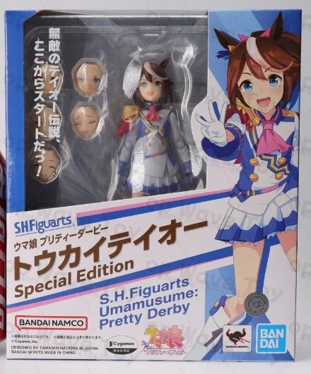 Bandai SHF Umamusume Oguri Cap Kitasan Black Silence Suzuka Figure