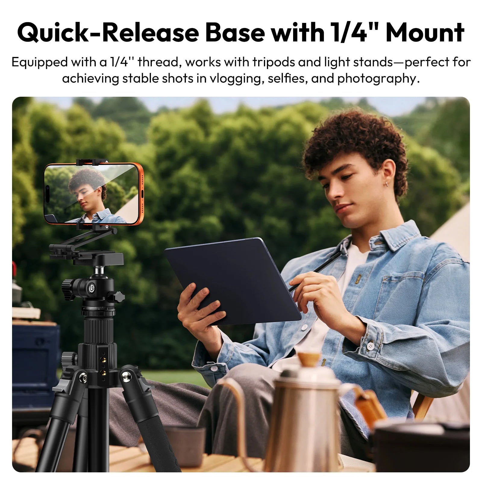 Ulanzi SK29 Mini Tripod Mount for Smartphones - Lightweight & Versatile