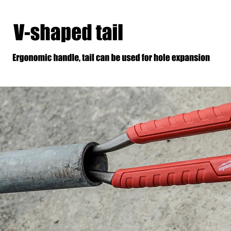 Milwaukee 12-Inch V-Shaped Heavy-Duty Locking Pliers for Mechanics