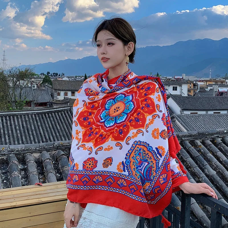 28 Stylish Travel Beach Shawls | 90x180cm Sunscreen Scarfs for Women