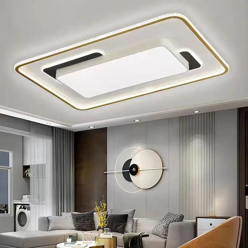 LED Ceiling Light with Remote Dimming - Modern Decor for Any Room