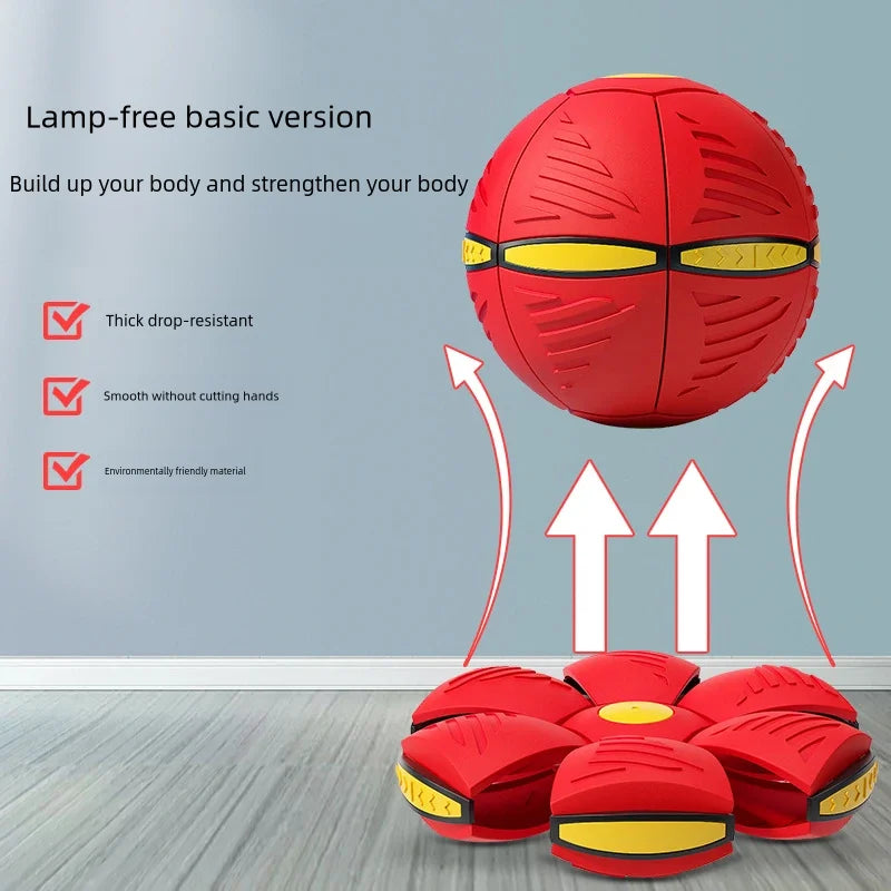 Datgo Blue Flying Saucer Ball - Fun Outdoor Toy for Kids & Adults