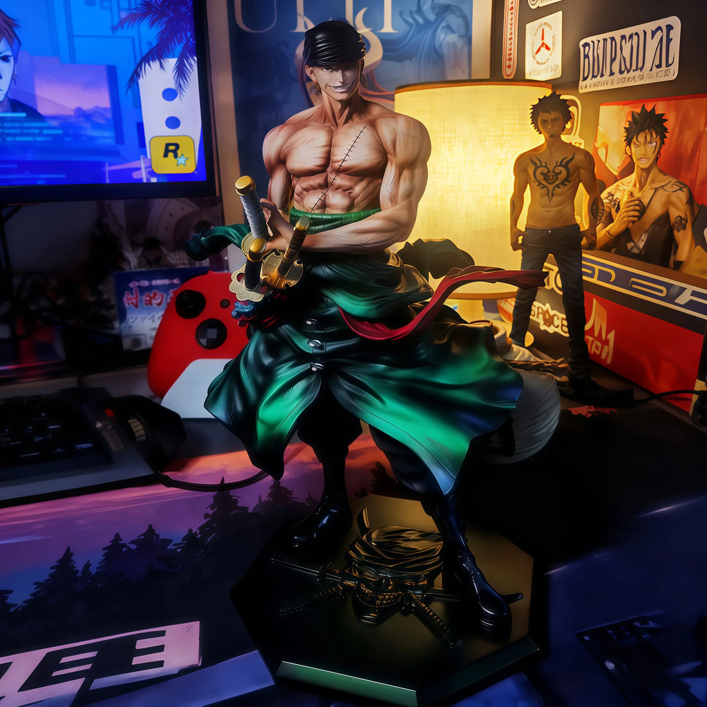 28cm Roronoa Zoro Anime Figure - Premium Desk Collectible