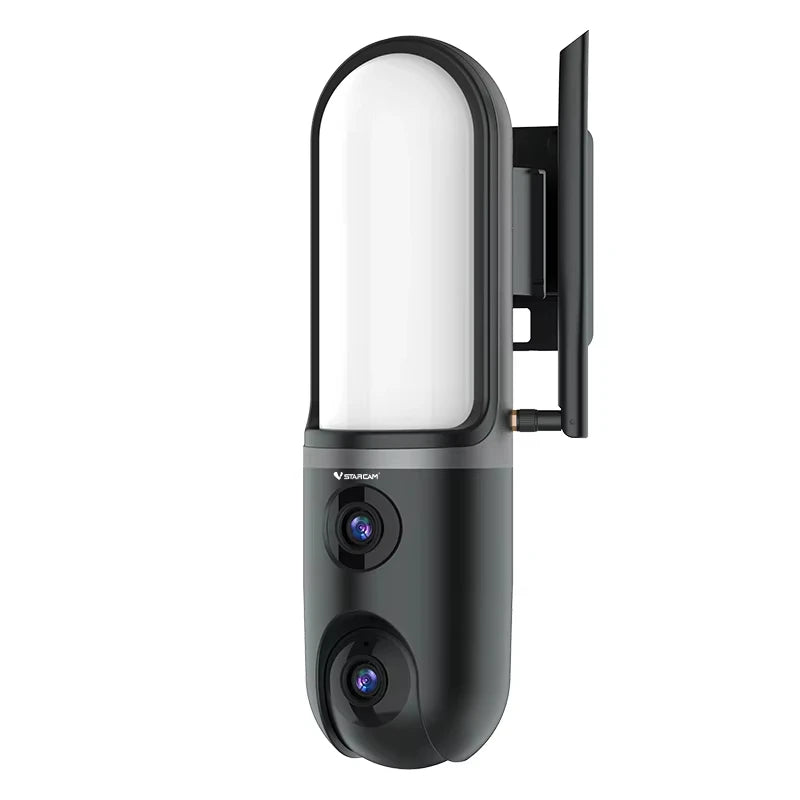 Vstarcam 6MP AI Dual Lens IP Dome Security Camera with Floodlight