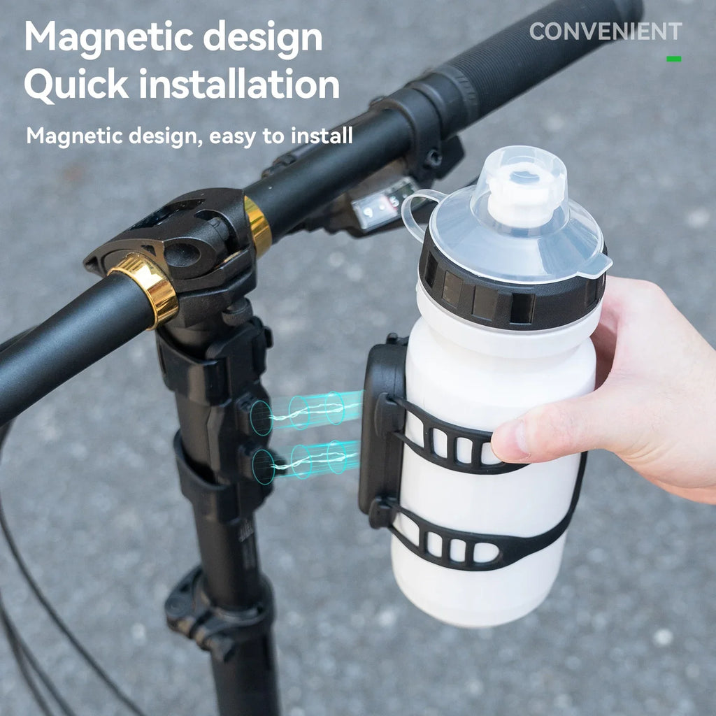 ROCKBROS Magnetic Bike Bottle Holder – Lightweight & Shock Absorbent