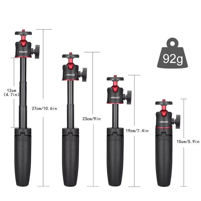 Ulanzi MT-08 Mini Tripod - Versatile Foldable Monopod for Cameras & Smartphones