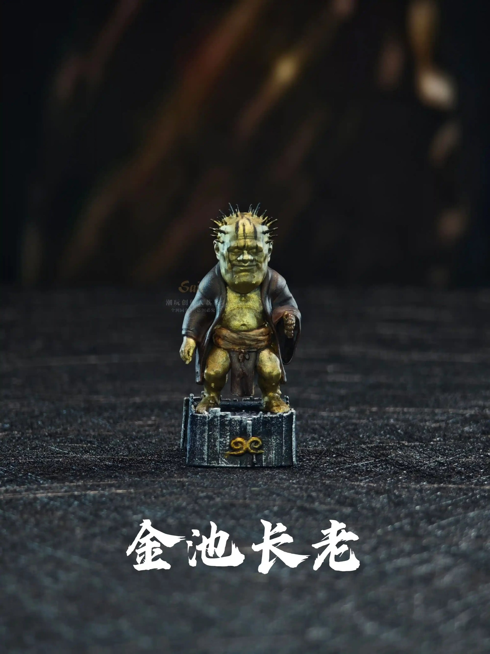 Black Myth Wukong Keycap - 3D Hand Drawn Desktop Ornament
