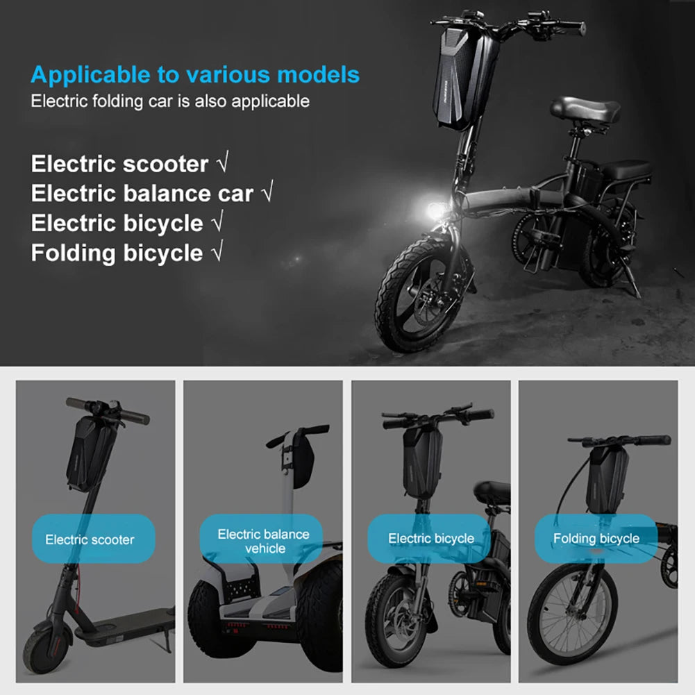 Portable Electric Scooter Storage Bag - Hard Shell & Reflective Safety