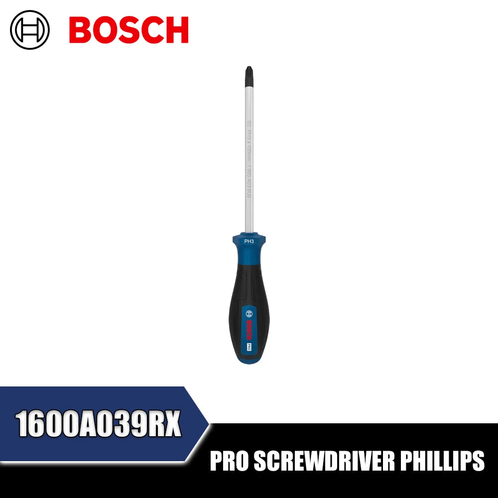Bosch PRO Phillips Screwdrivers - High Torque & Comfort Grip