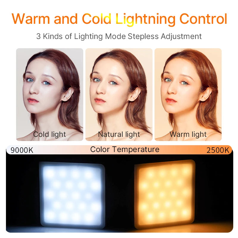 Ulanzi VL49 RGB PRO Video Light | 2500K-9000K LED with Diffuser