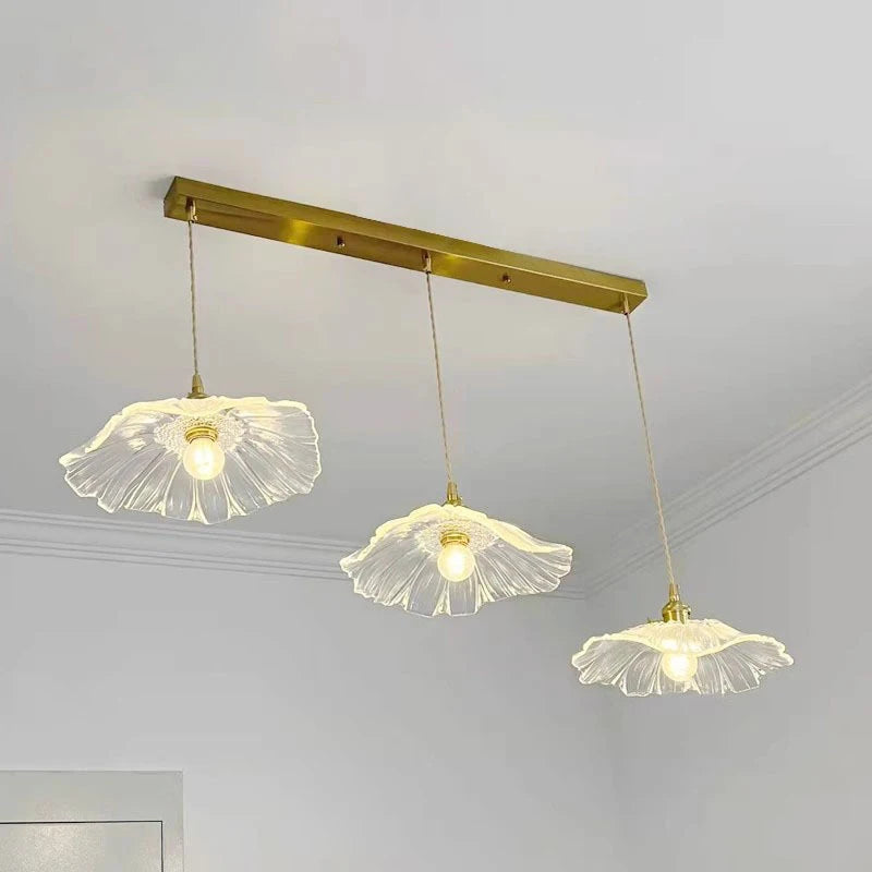 Luxury Lotus Pendant Chandelier for Coffee Shops & Restaurants