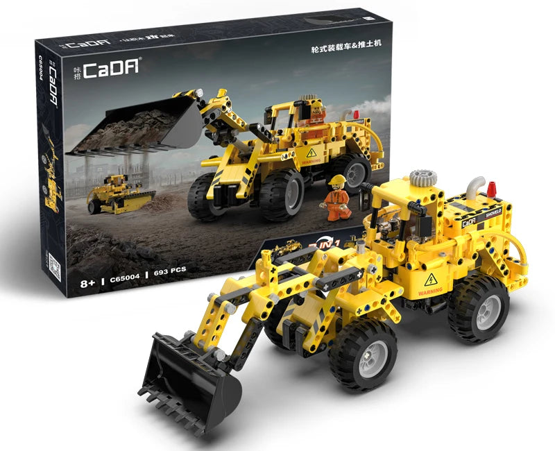 Cada 693Pcs Heavy Mining Truck Building Blocks Set for Kids
