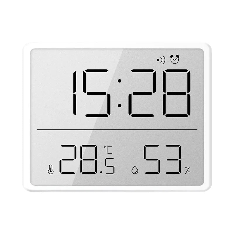 Ultra Thin Digital Alarm Clock with Large LCD & Magnetic Design