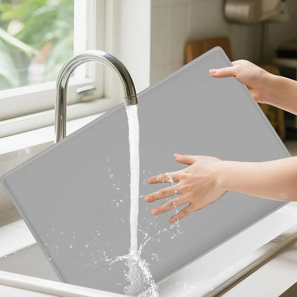 Premium Silicone Anti-Slip Drying Mat for Espresso Machines