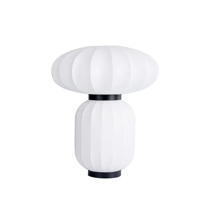 Elegant Japanese Silk Table Lamp - Modern Bedside Lighting