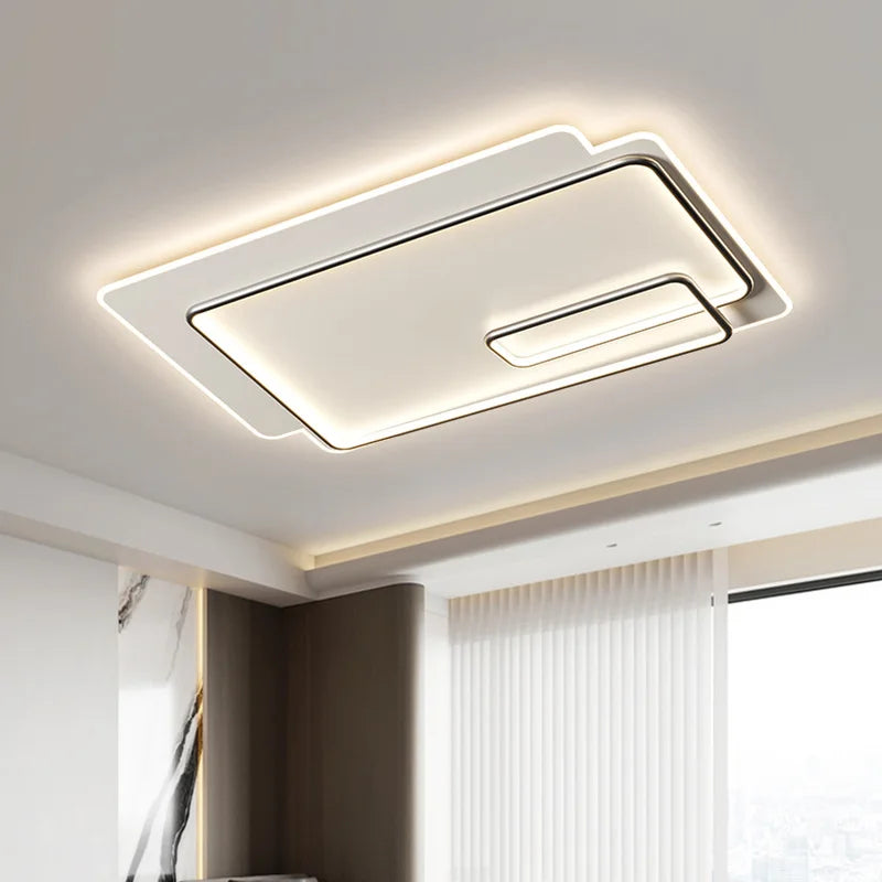 Smart Dimmable LED Ceiling Lamp - Modern Acrylic Fixture for Home