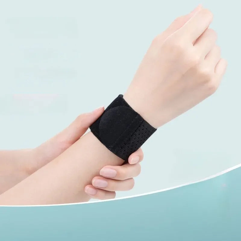 Adjustable Mesh Sports Wristband - Breathable Support for Fitness & Recovery