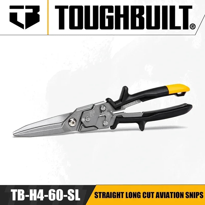 ToughBuilt Aviation Snips - Precision Cutting & Ergonomic Design
