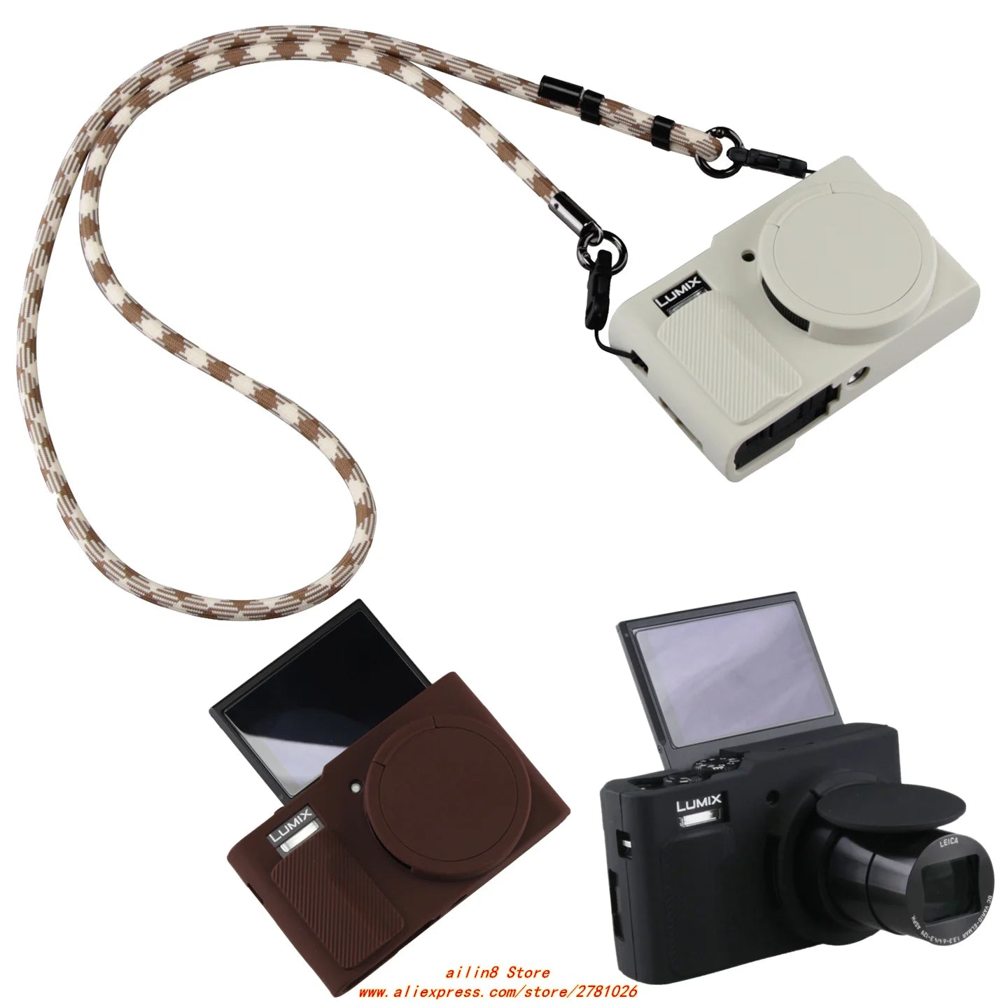 Panasonic LUMIX TZ99 Soft Silicone Camera Case - Cute & Portable