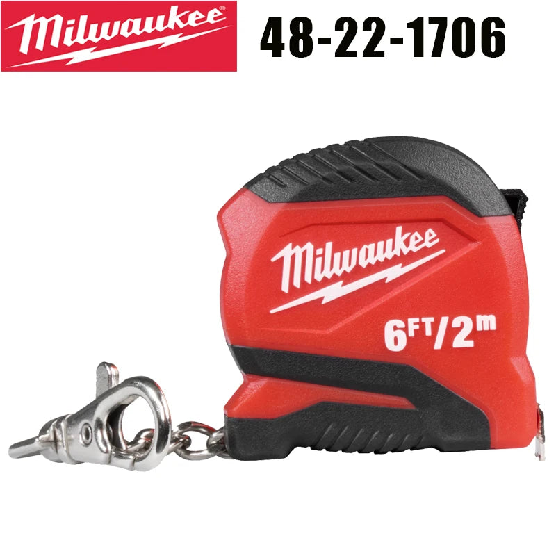 Milwaukee 6ft Keychain Tape Measure – Durable & Portable Tool