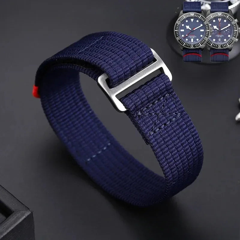 High-Quality Nylon Watch Strap 20mm & 22mm for Men – Sporty & Durable