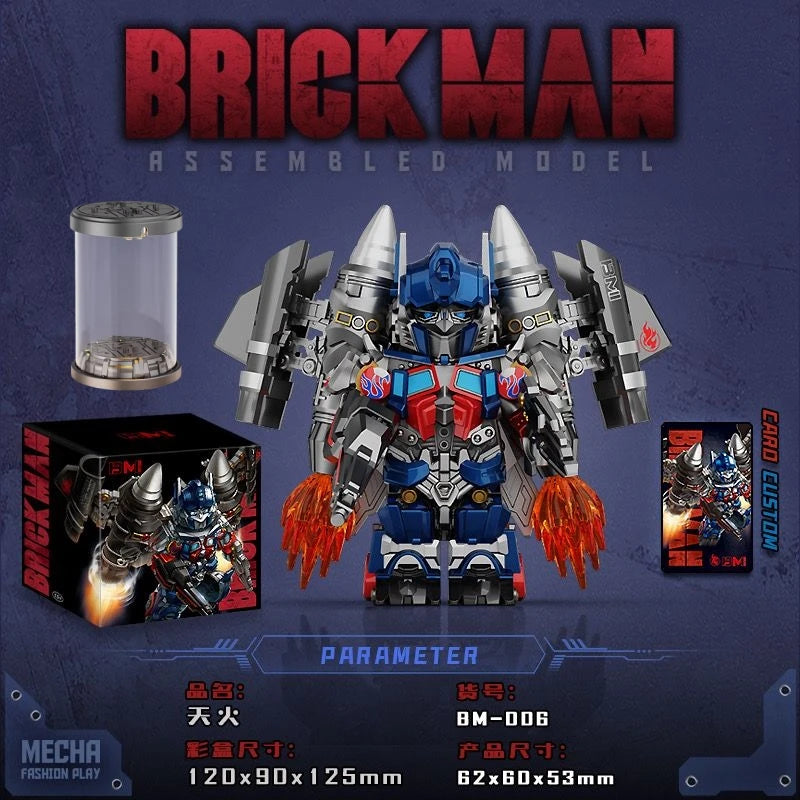 Creative Micro Building Block Set - Optimus Model Gift for All Ages
