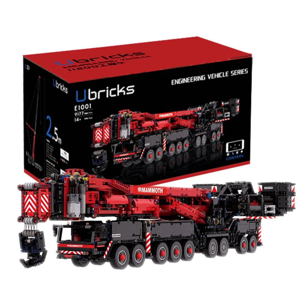 10400Pcs Motorized Mobile Crane Building Blocks - Educational Toy Set